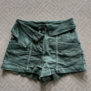 Ulla Johnson Olive Shorts